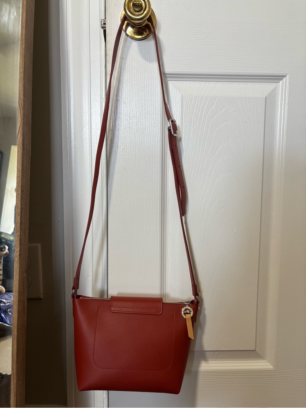 NWOT Longchamp Le Pliage Xtra XS Crossbody, Red - Picture 3 of 6